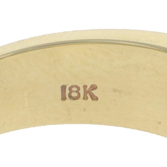 Yellow Gold Amethyst & Diamond Ring - 18k Emerald Cut 1.68ctw - Picture 6 of 6